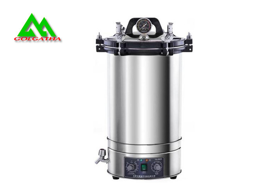 China Portable Pressure Steam Sterilizer With Fully Stainless Steel Structure Easy Operate supplier