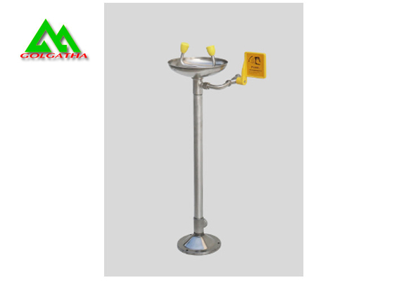 China Vertical Ophthalmic Equipment Pedal Antifreeze Stainless Steel Eye Washer supplier