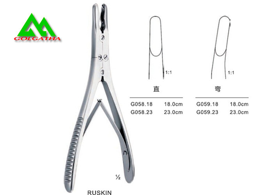 China Stainless Steel Orthopedic Surgical Instruments Bone Rongeur Forceps Double Action supplier