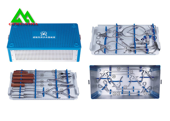 China Stainless Steel Surgical Medical Instrument Kit For Cervical Vertebrae Antibacterial supplier