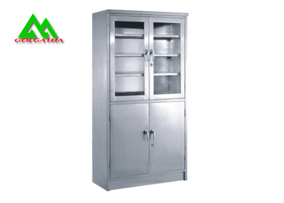 China Hospital Furniture Apparatus Storage Cabinet Floor Mounted Heat Resistant supplier