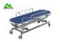 Stretcher Hospital Bed With Wheels Emergency Room Equipment Stainless Steel supplier