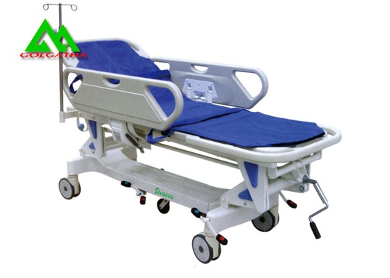 China Hospital Electric Emergency Ambulance Stretcher Bed Trolley Height Adjustable supplier