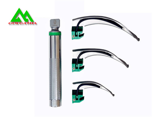 China Reusable Medical Fiber Optic Laryngoscope Blades For Pediatric And Adult supplier