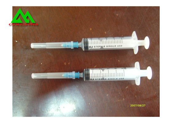 China Sterile Medical And Lab Supplies Disposable Syringe With Needle 3cc / 5cc / 10cc / 20cc supplier