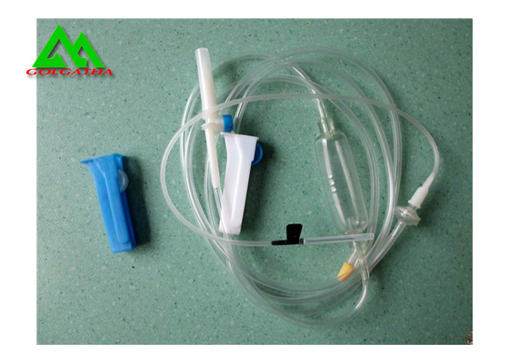 China Sterilized Disposable Infusion Set , ISO Standard Medical Infusion Set With Needle supplier