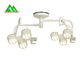 Double Dome Shadowless LED Surgical Lights Ceiling Mounted Hospital Equipment supplier