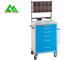 Mobile Steel Hospital Ward Equipment Anesthesia Cart With 6 Drawer supplier